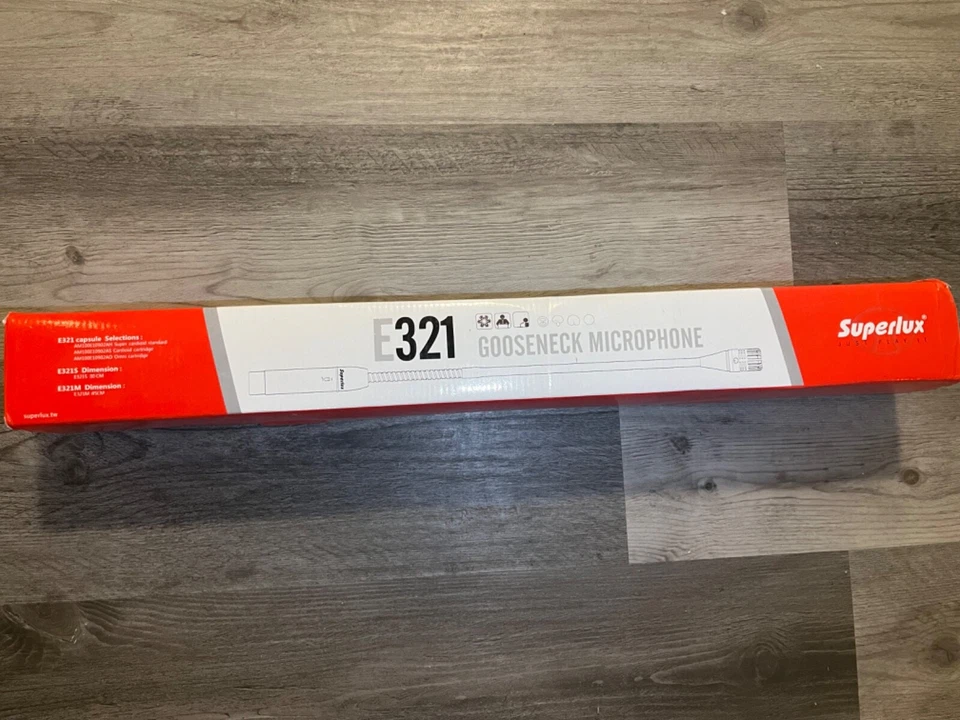 Superlux E321 gooseneck microphone - Image 1 of 2
