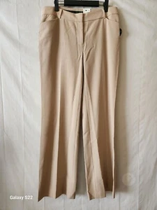 Apostrophe Vanessa Shapely Classic Womans Beige Career/Dress Pants Size 10 Avg - Picture 1 of 12