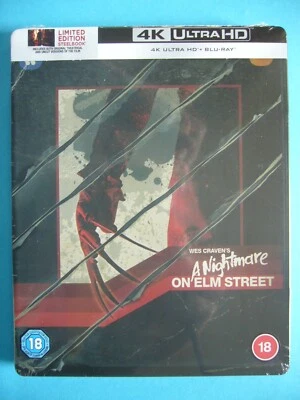 A Nightmare on Elm Street Exclusive 4K UHD & Blu-Ray Steelbook New Sealed - Image 1 of 3