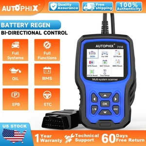Autophix 7110 para escáner Volvo OBD2 sistema de diagnóstico todo reinicio de aceite TPMS ABS - Imagen 1 de 9