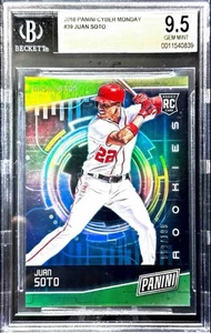 2018 Panini JUAN SOTO Cyber Monday RC /199 BGS 9.5 Gem Mint POP 2 - Picture 1 of 3