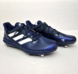 Adidas Adizero Men's Size 14 Afterburner Metal Baseball Cleats H00978 Navy Blue - Picture 1 of 11