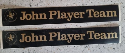 2 x original JOHN PLAYER SPECIAL JPS TEAM LOTUS AUFKLEBER STICKER - Bild 1 von 2