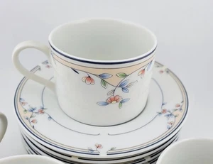 HERITAGE BLOSSOM A Princess House exklusive edle Porzellan Tasse & Untertasse, 13 Teile - Bild 1 von 9