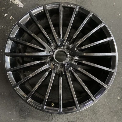 "Rueda delantera AMG Mercedes-benz negra clase S OEM 21"" 2021-2024 fábrica 65605B" Foto 1 de 4