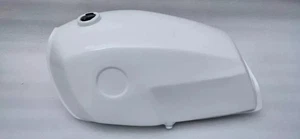 BMW R80 GS serbatoio benzina alluminio verniciato bianco modello 1980-1987 - Foto 1 di 7