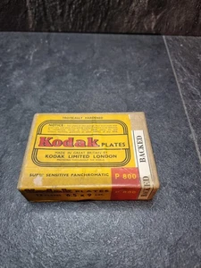 Vintage Kodak Photographic Plates x12 super Sensitive Panchromatic 800 Sealed   - Bild 1 von 5
