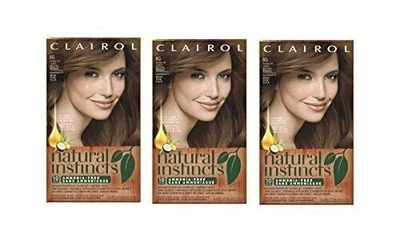 Цвет волос Clairol Natural Instincts светло-золотисто-коричневый без аммиака 1 карат упаковка 3 шт. - Изображение 1 из 4