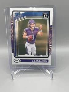 2024 Donruss Optic JJ McCarthy RC #235 Rated Rookie Base Minnesota Vikings - Picture 1 of 2