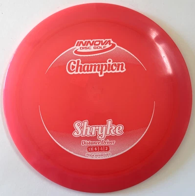 Innova Champion Shryke - Pink W/ White Stamp 170g Scaled Embossed New - Image 1 of 3