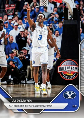 AJ Dybantsa - 2025-26 Bowman U NOW Basketball - Card 1 - Presale BYU - Image 1 of 2