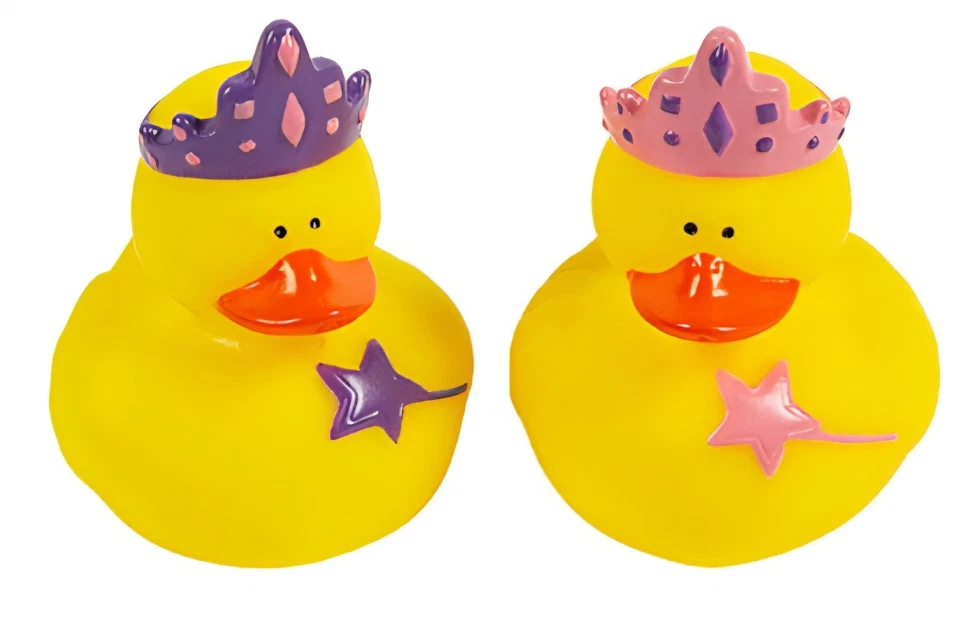 Princess Rubber Ducks - 2” Mini Duckies (Juego de 2) 👑💖💜 Foto 1 de 1