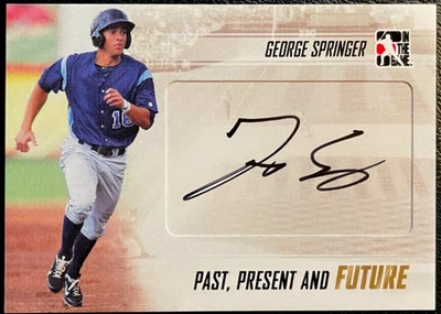 2013 In The Game Past, Present and Future George Springer Autograph #PPF-GS1 RC - Image 1 of 2