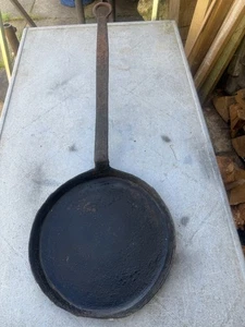 Vintage Französische Gusseisen Bratpfanne Skillet Crepe Pan - Bild 1 von 7