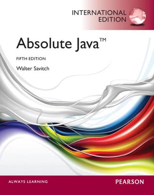 Absolute Java: International Edition, Savitch, Walter - Image 1 of 2