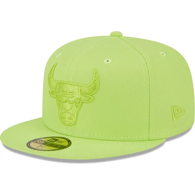 Auténtica gorra ajustada New Era NBA 59Fifty Chicago Bulls Spring Color Pack | Neón Foto 1 de 4