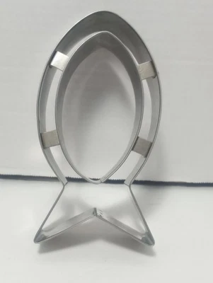 Vol-Au-Vent Fish Shaped Pastry Or Cookie Cutter Stainless Steel Portugal 6.25" - Image 1 of 4
