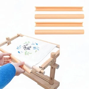 4 Pieces Cross Stitch Frame Snap Clip Embroidery Clip for Arts Crafts - Picture 1 of 4