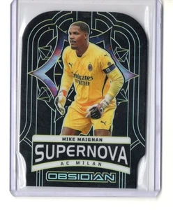2024-25 Obsidian Mike Maignan Supernova ELECTRIC ETCH YELLOW #4 5/10 SP RARE - Picture 1 of 1