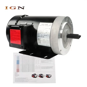 New 2 HP 3 Phase Electric Motor 56C Frame 1800 RPM TEFC 230 / 460 Volt - Picture 1 of 15