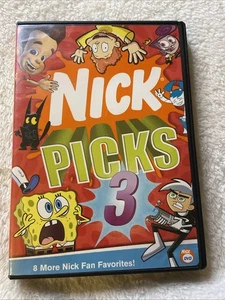 Nick Picks 3 Vol. 3 Dvd 2006 Jimmy Neutron SpongeBob Fairly Oddparents Phantom - Imagen 1 de 11