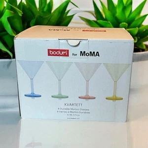 Juego de 4 vasos Martini Bodum para MoMA Kvartett pastel - Imagen 1 de 11