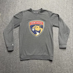 Florida Panthers NHL maglione uomo piccolo grigio girocollo leggero ricamato - Foto 1 di 7