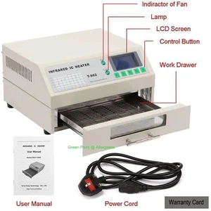 PUHUI T-962 110V-240V Schweißgeräte Infrarot Rückfluss Ofen BGA Rework Station - Picture 1 of 8