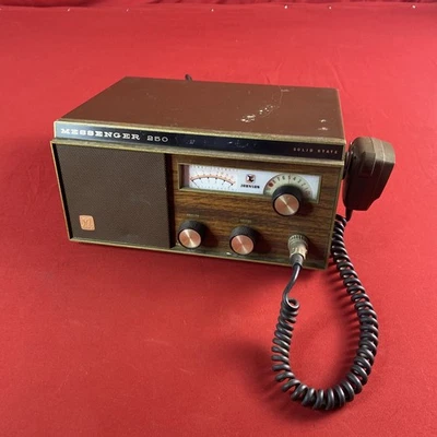 Johnson Messenger 250 50 Aniversario Estado Sólido CB CON Micrófono - ¡Sin probar! Foto 1 de 4