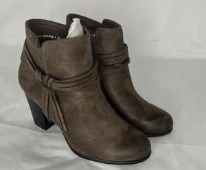Damen Stiefeletten Schuhe Stiefel Neu Übergang Absatz Farbe:Braun Größe 37 - Bild 1 von 7