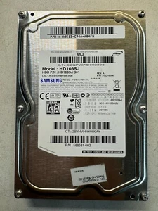 HP 588581-002 HD103SJ HD103SJ/B01 1TB 7.2K RPM 32 MB CACHE 3 Gb/s SATA 3.5" HDD - Picture 1 of 6