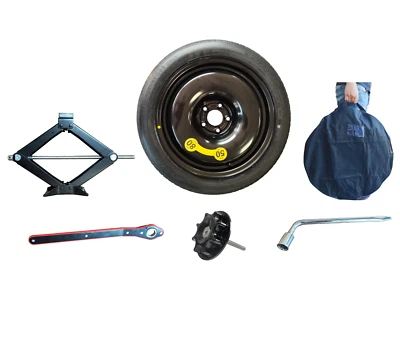 kit roue de secours (galette) 17" pour HYUNDAI KONA avec cric cléf et sac