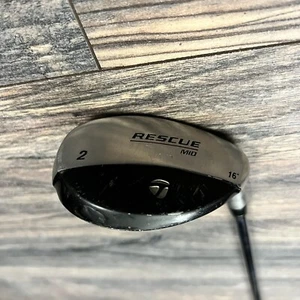 TaylorMade Rescue Mid 16° 2 Hybrid RH Steel Shaft Stiff Flex 40" Golf Pride - Picture 1 of 14