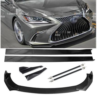 For Lexus ES350 Front Lip Chin Bumper Bod Kits Side Skirt Carbon Fiber Foto 1 de 4