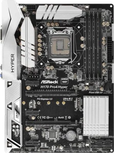 ASRock H170 Pro4/Hyper Intel H170 Mainboard ATX Sockel 1151 #111693 - Bild 1 von 2