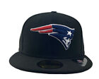 New England Patriots New Era 59FIFTY fitted NFL Football cap hat black 
