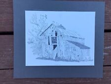 Vintage Utah Leaning Shack #2 by Brent Bird 7/100 14x12 FREE SHIPPING