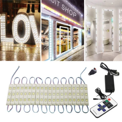 20pcs DC 12V 3 LED Module SMD 5730 Light Strip Sign Design Tape Lamps Waterproof - Image 1 of 4