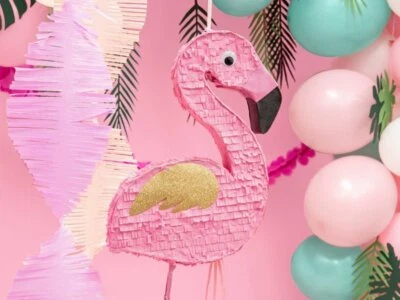 PartyDeco Pinata - Flamingo, 25x55x8cm - Image 1 of 4