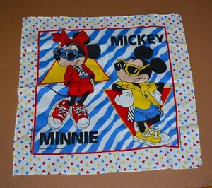 Raras gafas de sol vintage WALT DISNEY Mickey Minnie Mouse 1989 bandana años 80 90 - Imagen 1 de 2