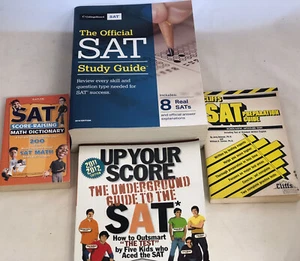 The Official SAT Study Guide Book Raise Math Score LOT of 4 paperback Books - Imagen 1 de 10