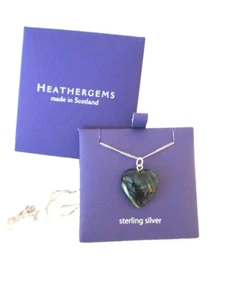 Heathergems Pendant - Small Heart - First Quality - NEW - #5 - 55 - Picture 1 of 1