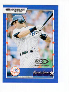 2001 Donruss Derek Jeter (HOF) #5 New York Yankees