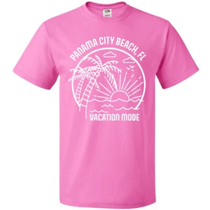 Inktastic Summer Vacation Mode Panama City Beach Florida T-Shirt Sunshine Fun - Picture 1 of 13