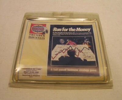 Run for the Money for Atari 400/800 and Commodore 64 by Thunder Mountain - NEW - Image 1 of 2