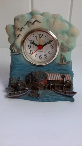 Nautical Desk Clock With Alarm Cover