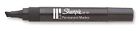 Sharpie W10 Permanent Markers | Chisel Tip | Black Ink | 12 Count