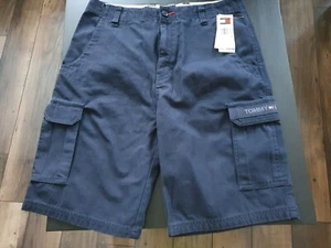 Tommy Hilfiger Boys Size 20 Dark Blue Cargo Shorts - NWT - Picture 1 of 3