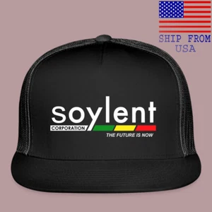 Soylent Green Corporation Gorra de Camionero Negra Ajustable Talla Adulto - Imagen 1 de 4