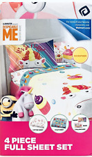 Franco Manufacturing Co Despicable Me Fluffy Sweet Shop 4 Piece Full Sheet Set